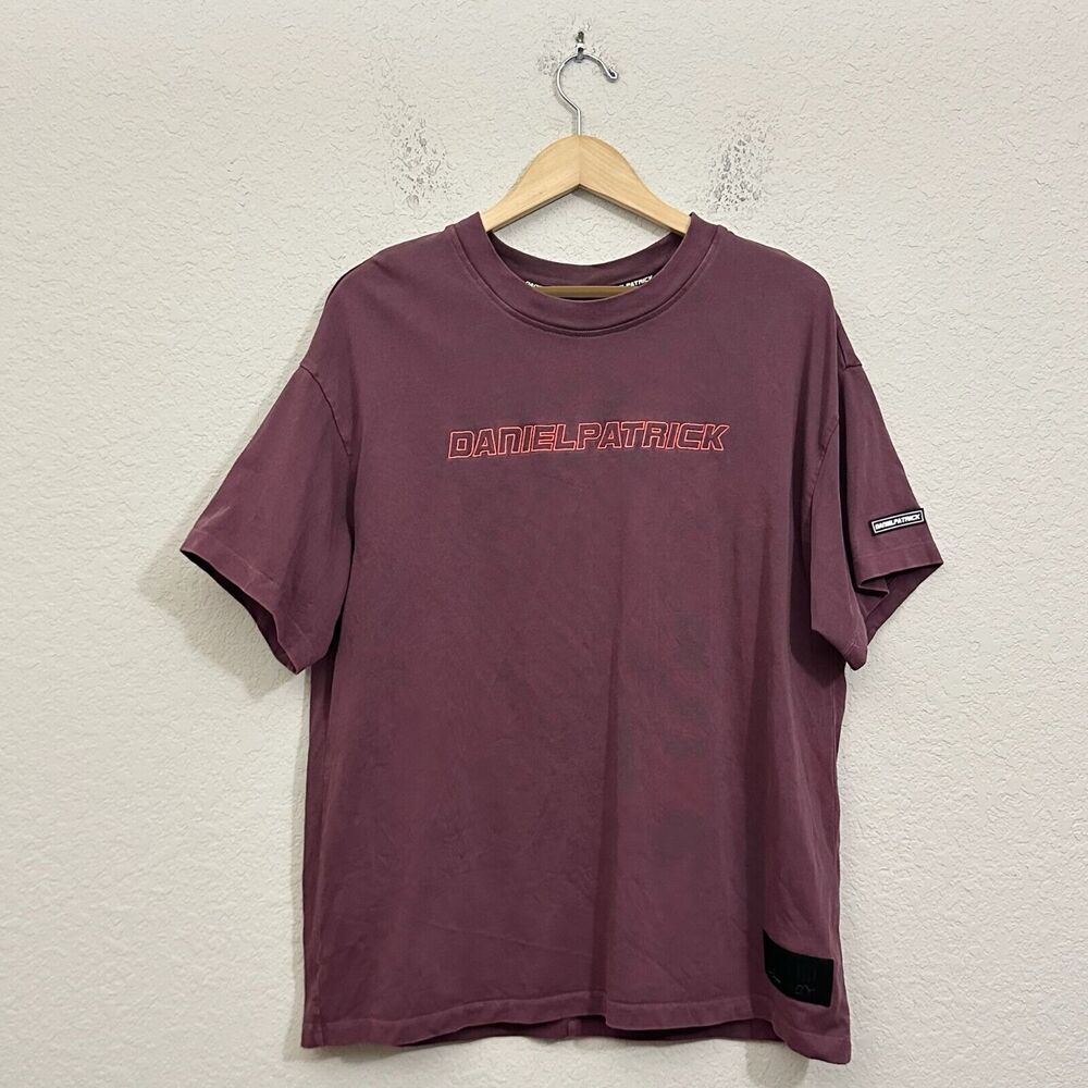 ADIDAS x DANIEL PATRICK x JAMES HARDEN T-Shirt Burgundy Short Sleeve Tee